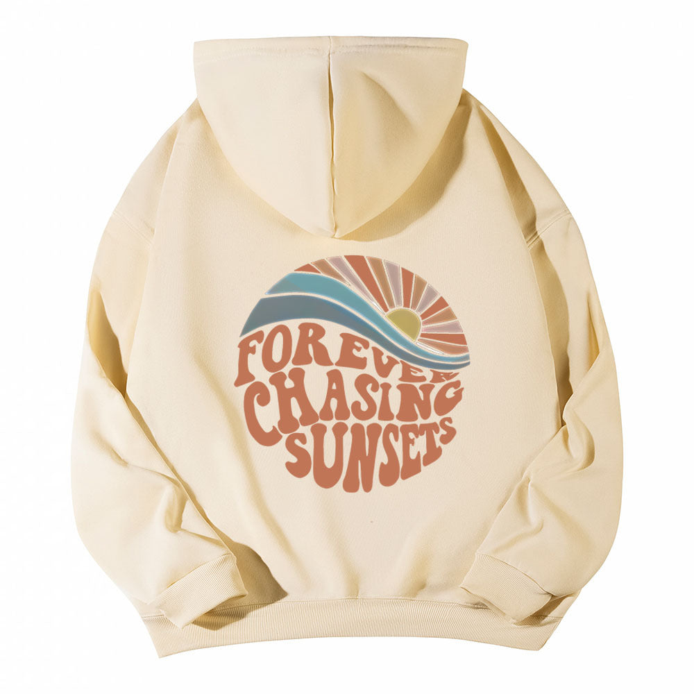 Drop Shoulder Loose Halloween Pumpkin Element Hoodie for Men and Women