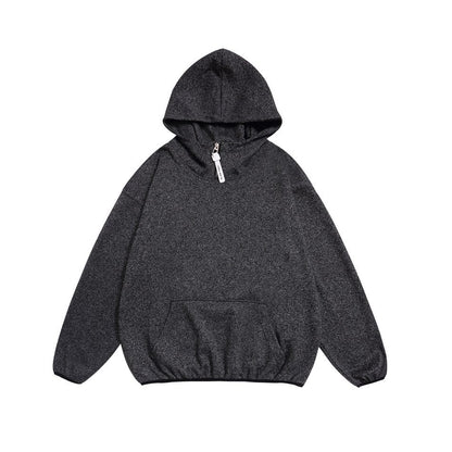 Loose Fit Hoodie for Men with Simple Design and Versatile Look