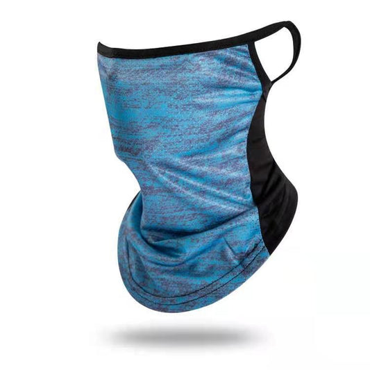 Ice Mesh Mesh Hanging Ear Sunscreen Mask Outdoor Sports Leisure Dustproof Sunscreen Men And Women Cycling Insect-Proof Scarf Headgear