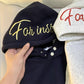 Street Style Heavyweight Embroidered Hoodie for Men and Women