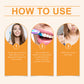 Oralhoe White Turmeric Tooth Cleaning Powder Yellow Teeth Stains Odor Mouth Cleaning Care Clean Smile Tooth Cleaning Powder