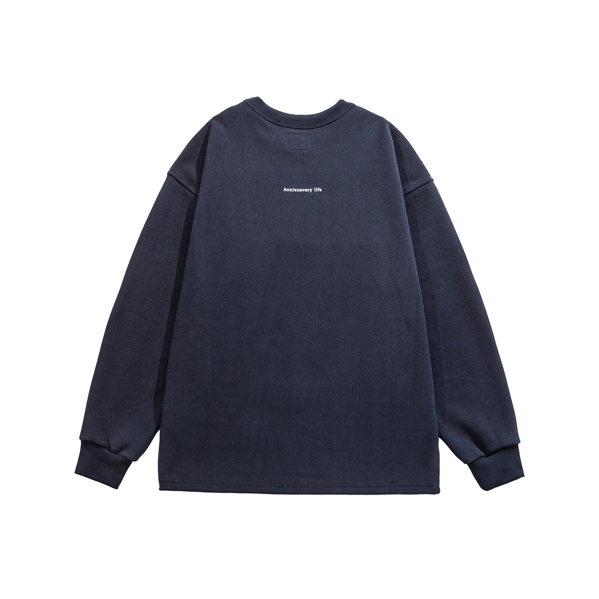 Vintage Small Letter Print Loose Hoodie for Men