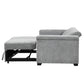 U_STYLE Convertible Soft Cushion Sofa Pull Bed ,for Two People to Sit On