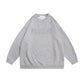 Round Neck Pullover Hoodie Men Simple Trendy Oversized Top Outerwear