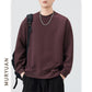 Cut-and-Sew Long Sleeve Hoodie for Men, Drop Shoulder Sleeve