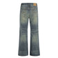 Wash water to make old denim micro pull pants