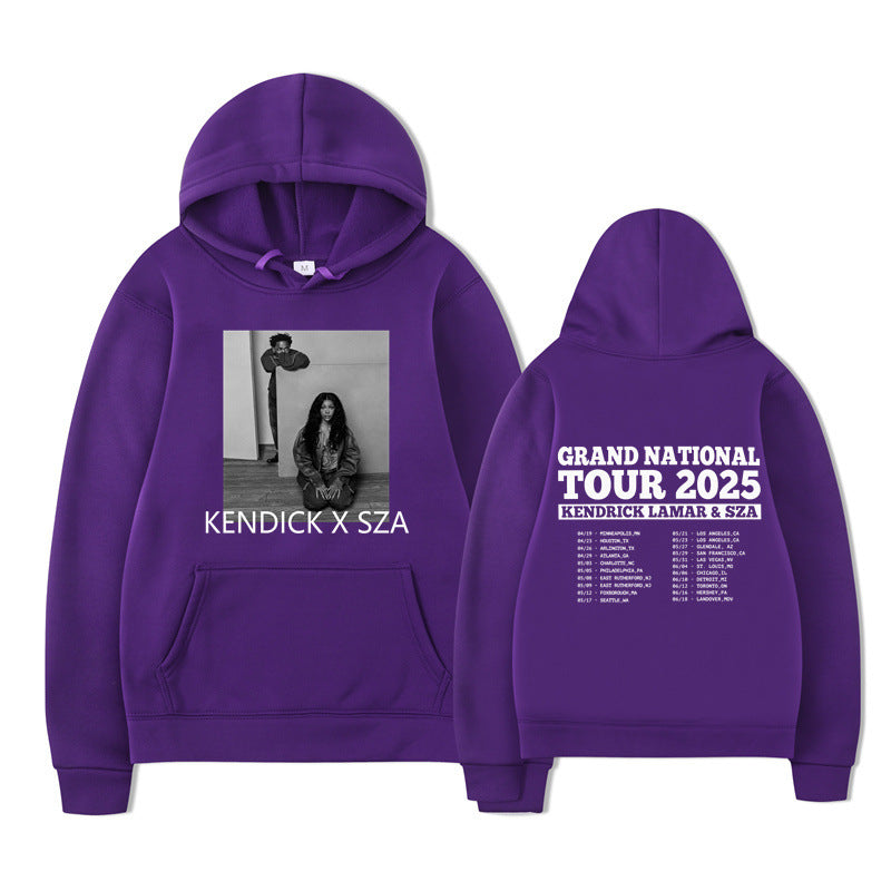 Grand National Tour  Hoodie SZA Kendrick Lamar Men/women