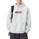 Print Hoodie for Men Street Style Loose Drop Shoulder