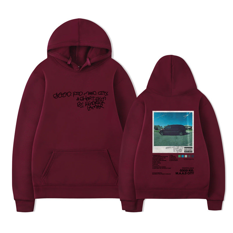 Kendrick Lamar Good Kid Hoodie Men Women's Hip Hop