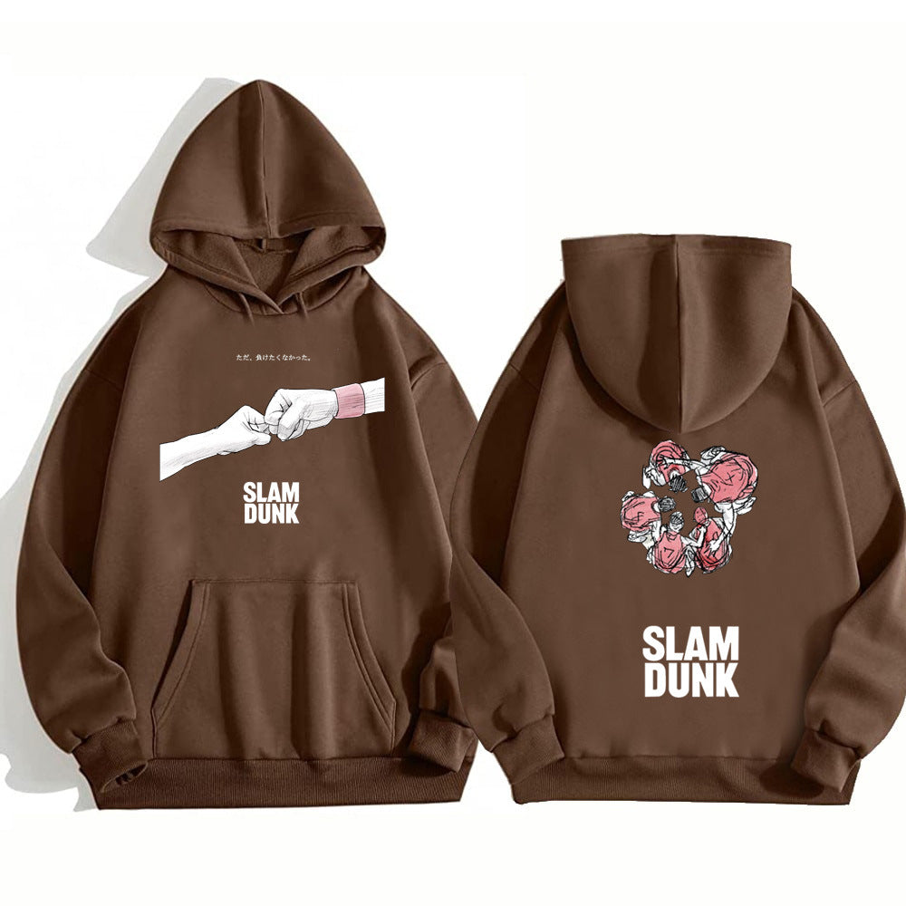 Slam Dunk Hoodie for Men - Sakuragi Hanamichi and Rukawa Kaede Design